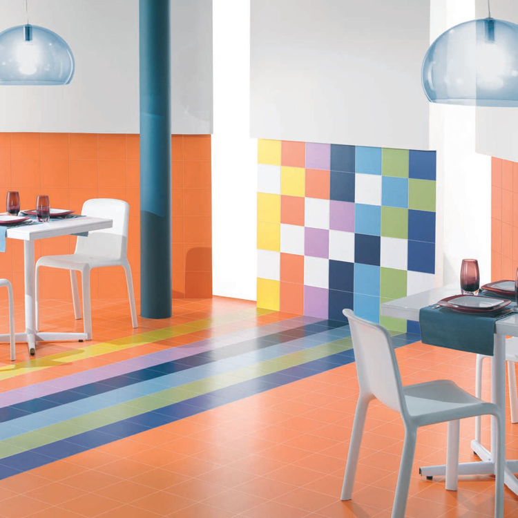 Pilt Põranda- ja seinaplaat Projectos laranja M501 20x20